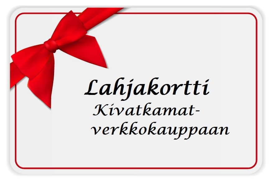 Lahjakortti Kivatkamat-verkkokauppaan
